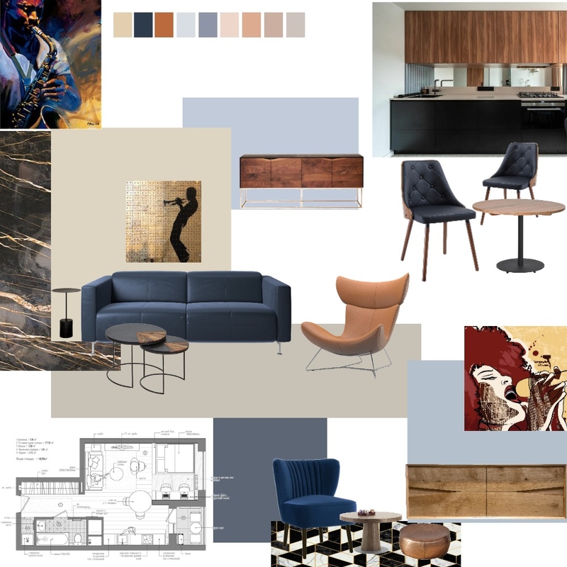 Гостиная Mood Board by ElleD on Style Sourcebook