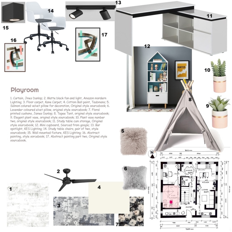 Playroom Mood Board by shubhangi2305 on Style Sourcebook