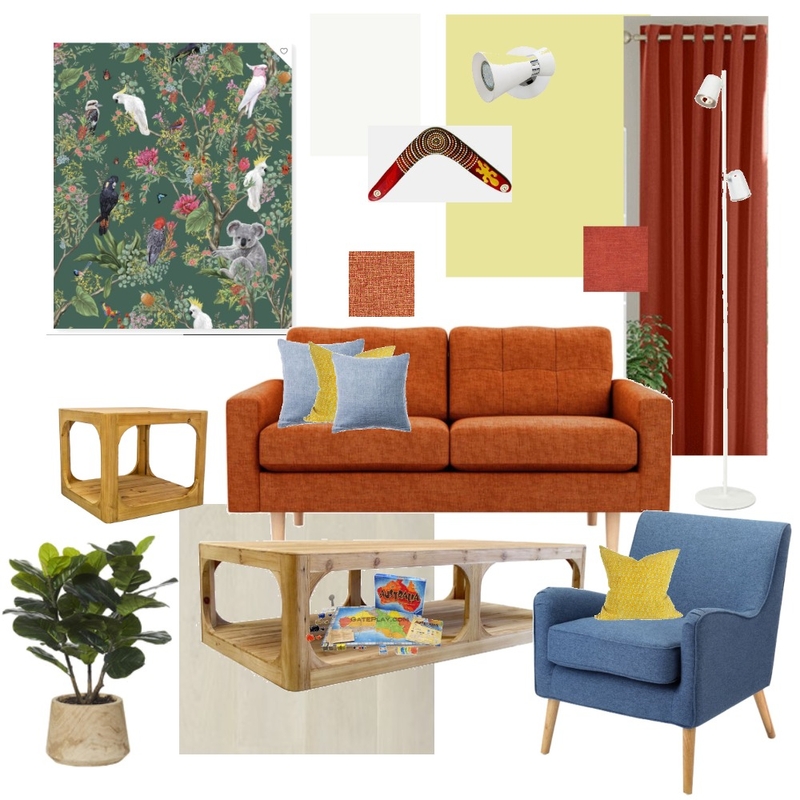 Mod09 FamilyRoom06 Mood Board by DesignBliss on Style Sourcebook