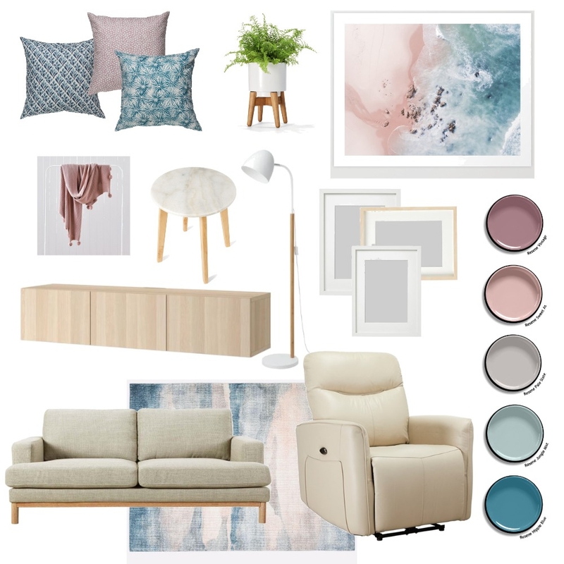 Pastel Living Room Mood Board by Beautiful Spaces Interior Design on Style Sourcebook