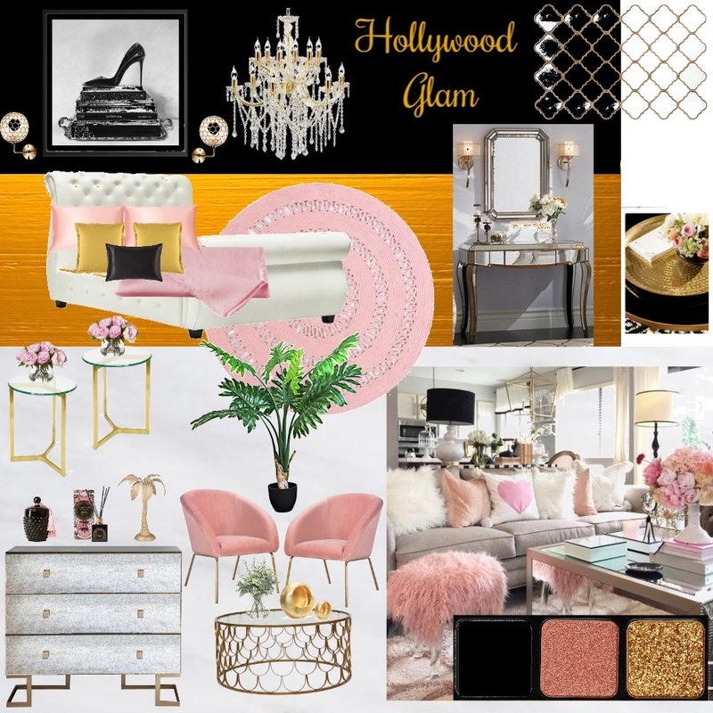 HG new paint black and gold half each and mirror Mood Board by Giang Nguyen on Style Sourcebook