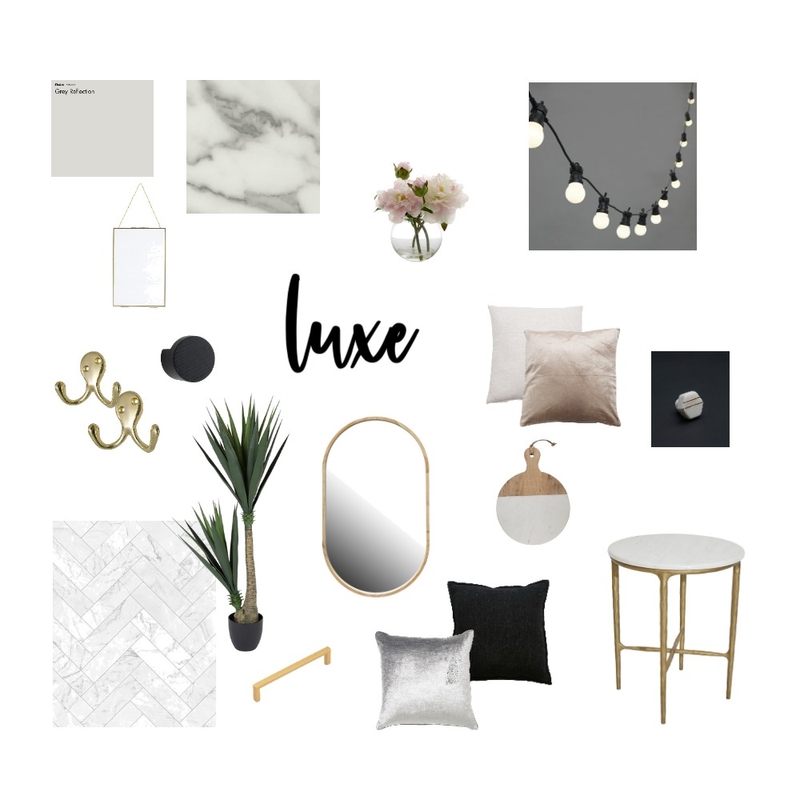 Luxe Hut Mood Board by mymoderndollshouse on Style Sourcebook