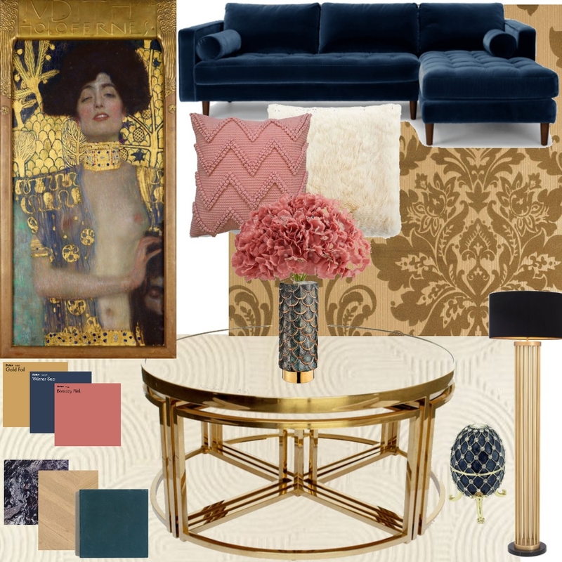 Klimt Mood Board by KS on Style Sourcebook