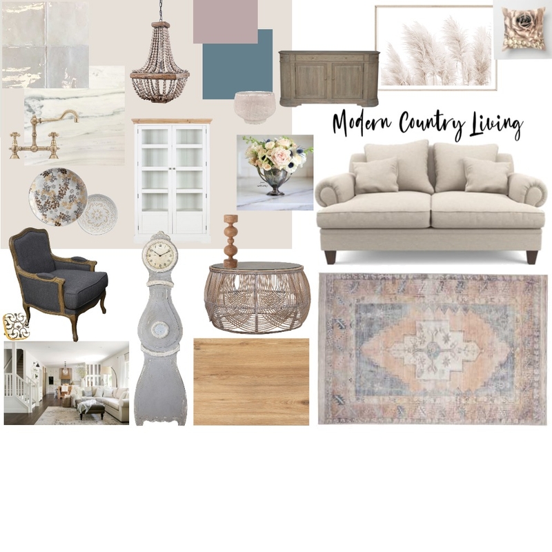 Modern Country living Mood Board by Jessica Drechsler on Style Sourcebook