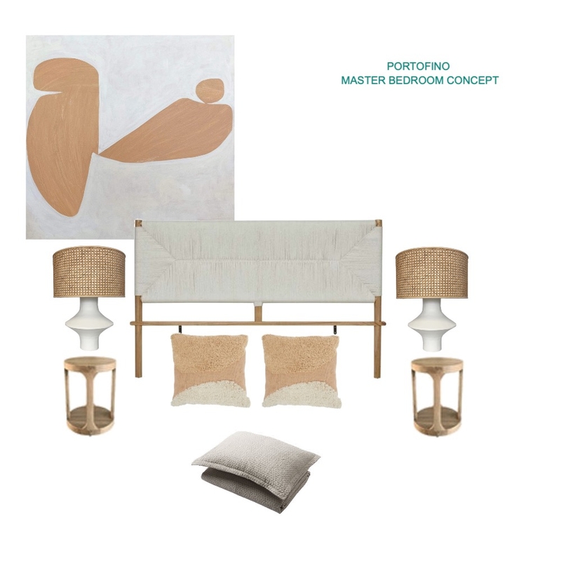 PORTOFINO MASTER BEDROOM ** updated Mood Board by Briana Forster Design on Style Sourcebook