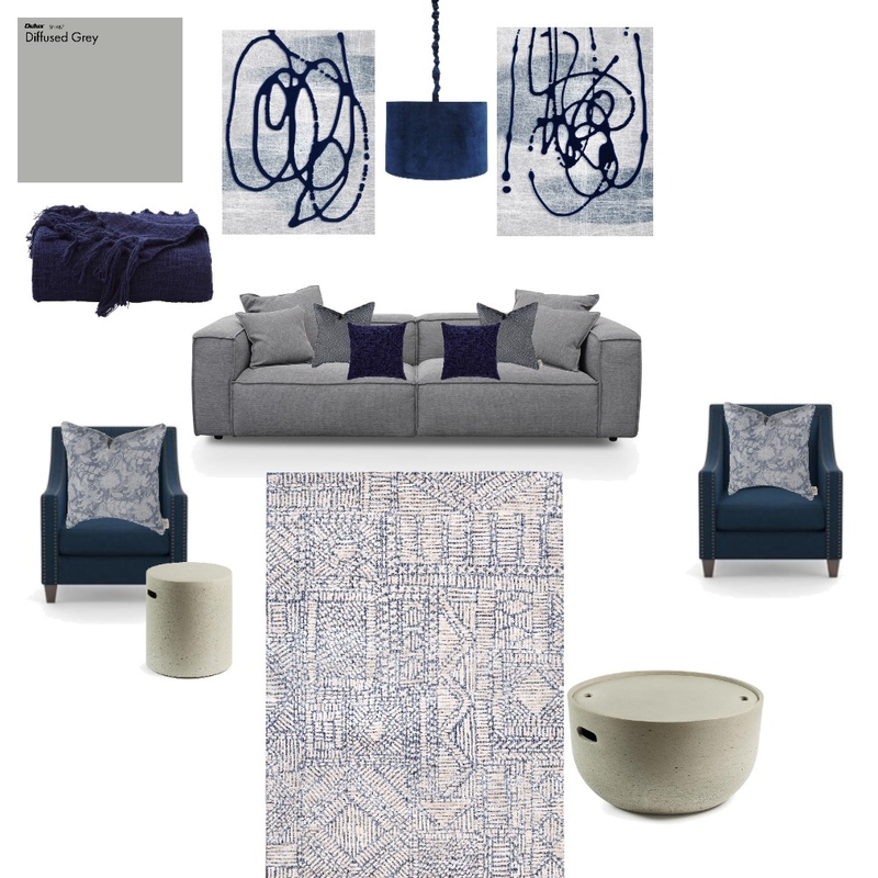 Living Space Mood Board by MiriamSawan on Style Sourcebook