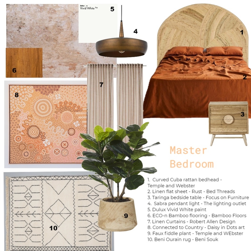 Master Bedroom Mood Board by NicoleGhirardelli on Style Sourcebook