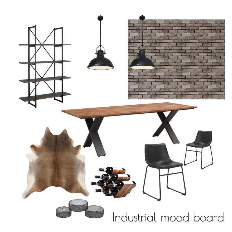 Industrial mood board Mood Board by MON.DAE.styling on Style Sourcebook