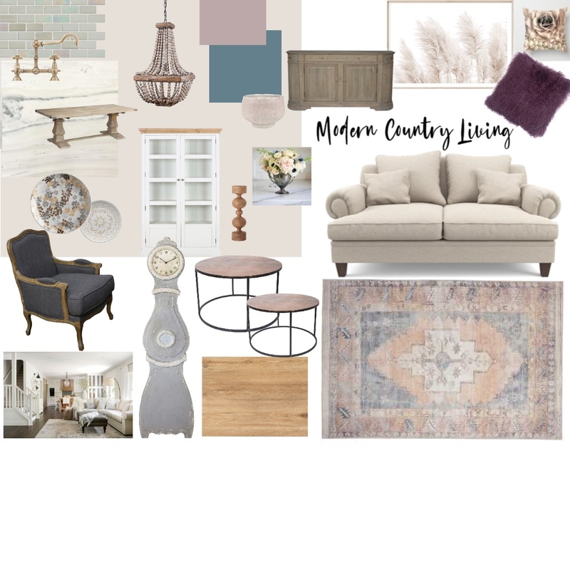 Modern Country living Mood Board by Jessica Drechsler on Style Sourcebook