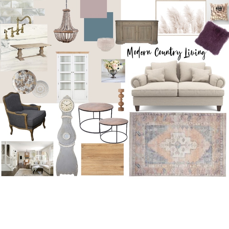 Modern Country living Mood Board by Jessica Drechsler on Style Sourcebook