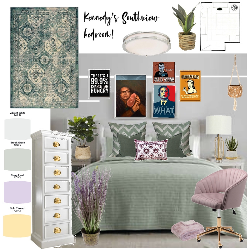 Kennedy bedroom Mood Board by mambro on Style Sourcebook