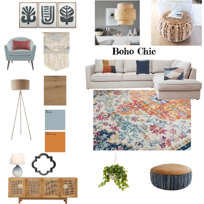 Boho Chic Mood Board by Lallement on Style Sourcebook