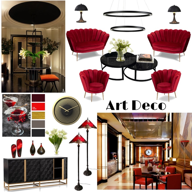 Art Deco 4 try Mood Board by Giang Nguyen on Style Sourcebook