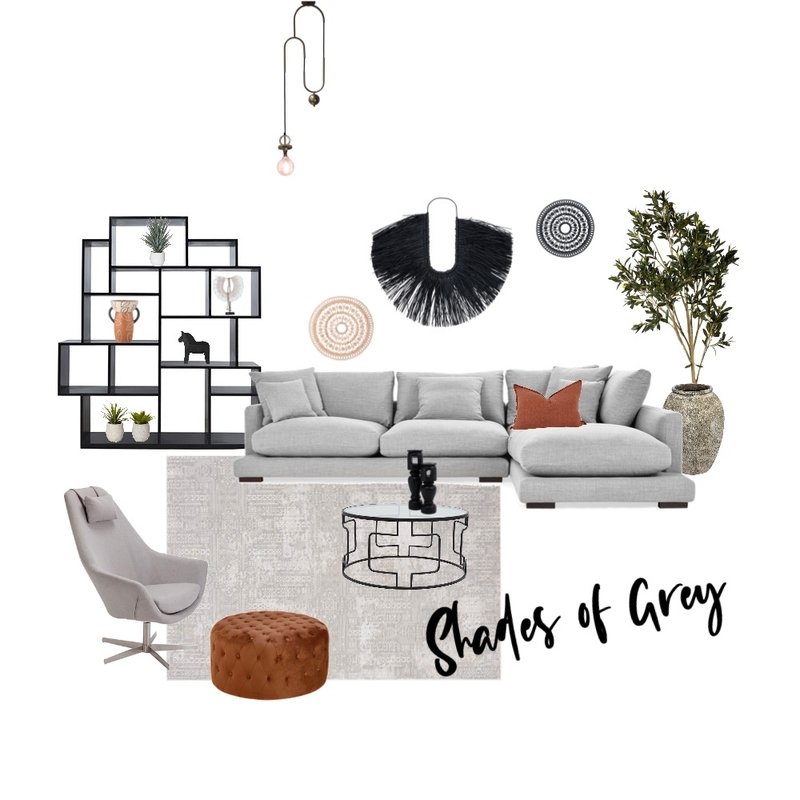 Shades of Grey Mood Board by Johnna Ehmke on Style Sourcebook