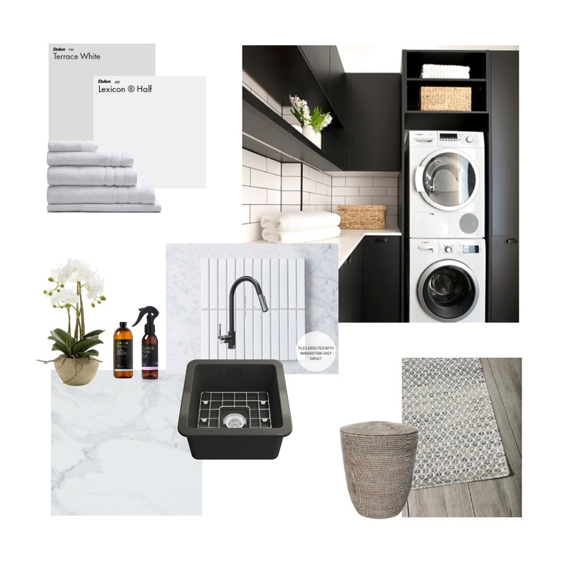 Modern Laundry Mood Board by KMR on Style Sourcebook