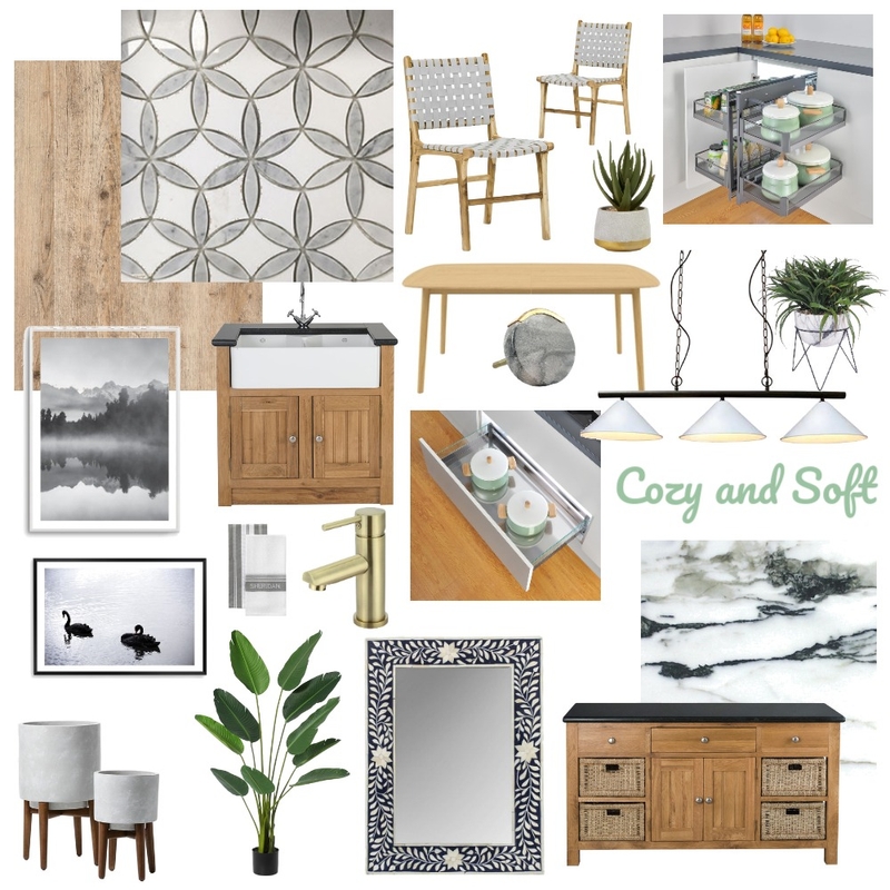 Soft and Warm Mood Board by DoveGrace on Style Sourcebook