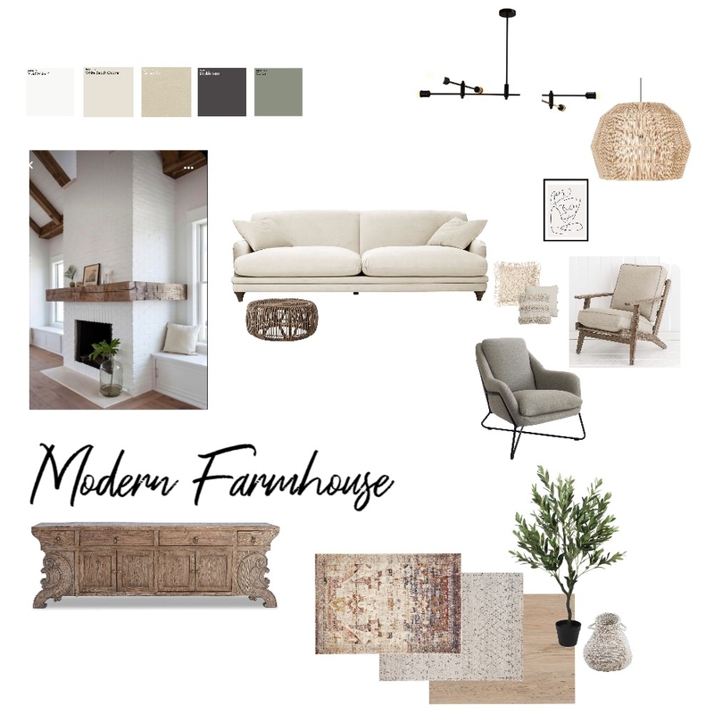 modern farmhouse Mood Board by La Casa on Style Sourcebook