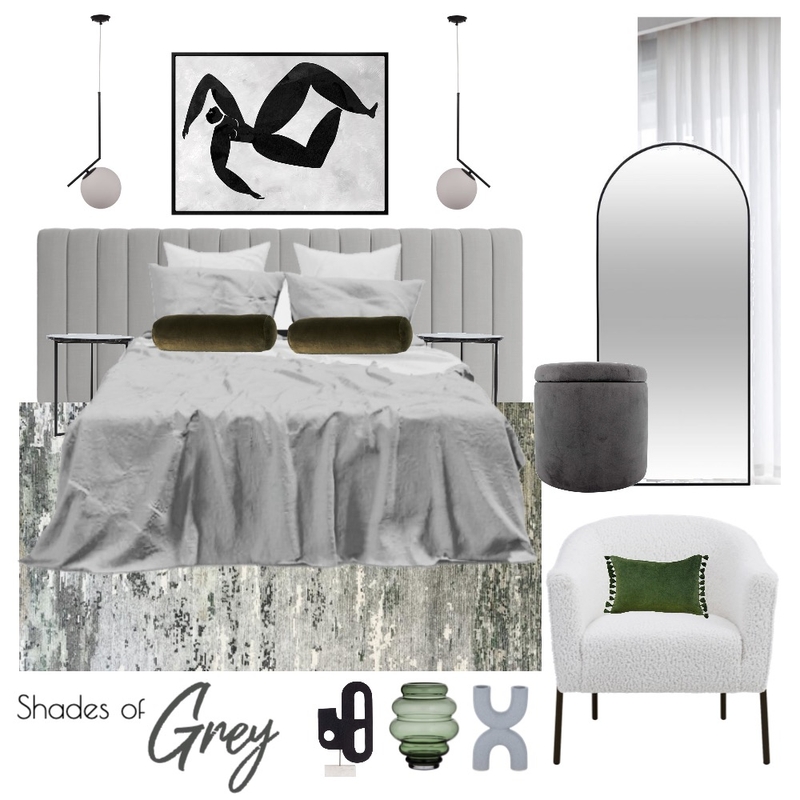 Shades of Grey - Bedroom Mood Board by Mood Collective Australia on Style Sourcebook