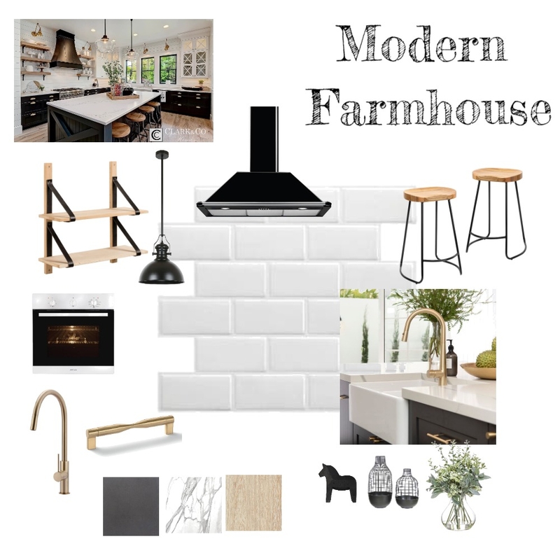 Modern Farmhouse Mood Board by Lauren Johnston on Style Sourcebook