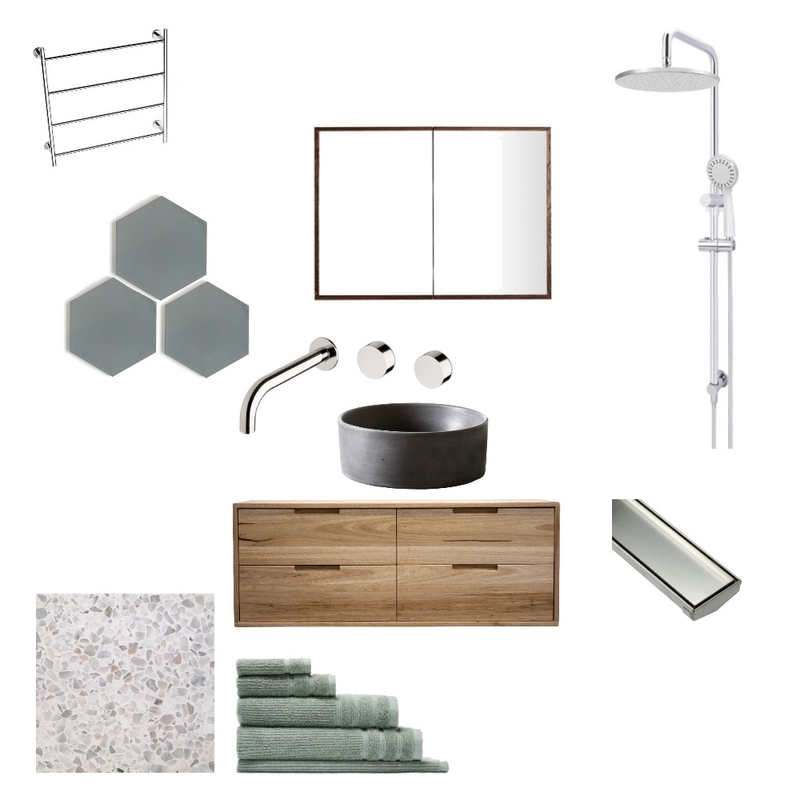 Truman Ensuite Mood Board by OutineInteriors on Style Sourcebook