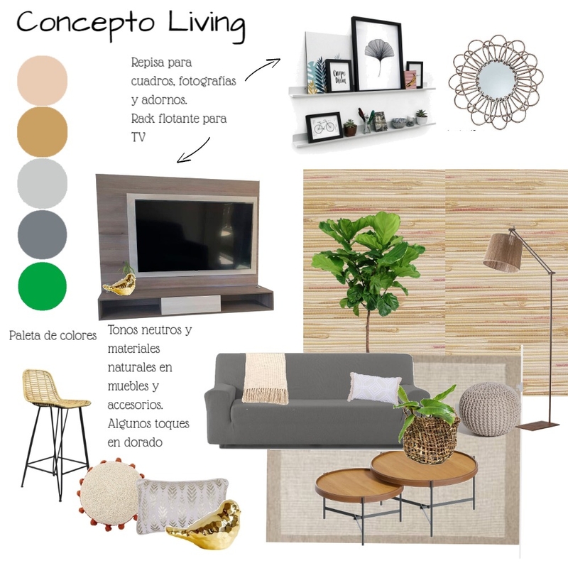 concepto living Gricel Mood Board by caropieper on Style Sourcebook