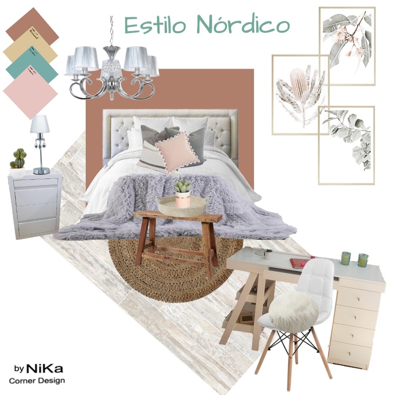 Habitación Nordica 1 Mood Board by NiKa Corner Design on Style Sourcebook
