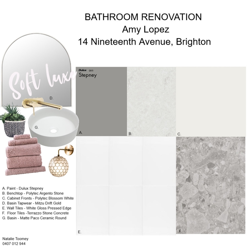 Bathroom Mood Board by NatalieToomey on Style Sourcebook