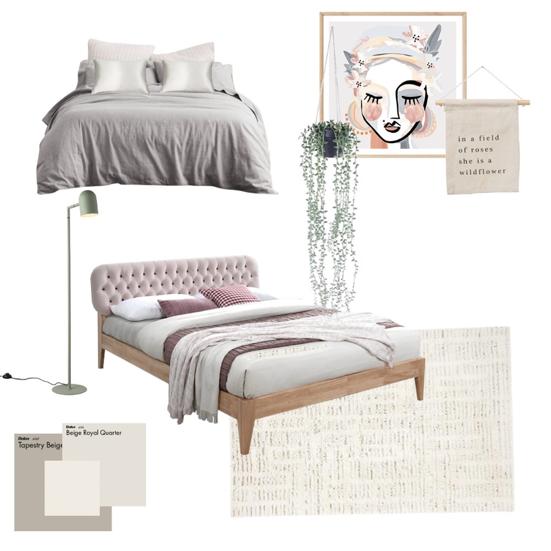 Halo Bedroom Mood Board by Natalia Niedz on Style Sourcebook