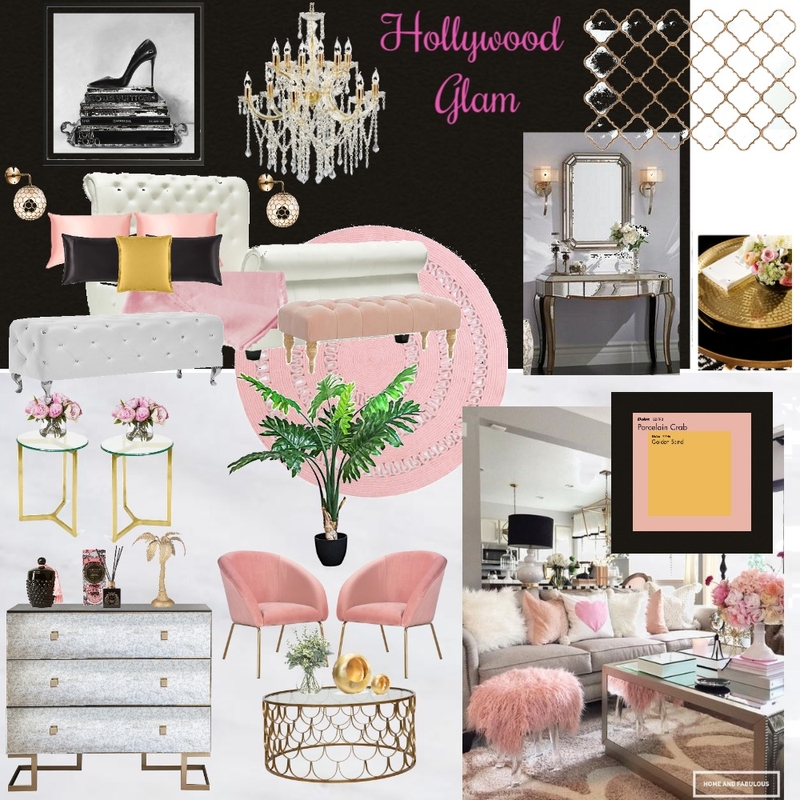 Hollywood Glam 10 trial Mood Board by Giang Nguyen on Style Sourcebook