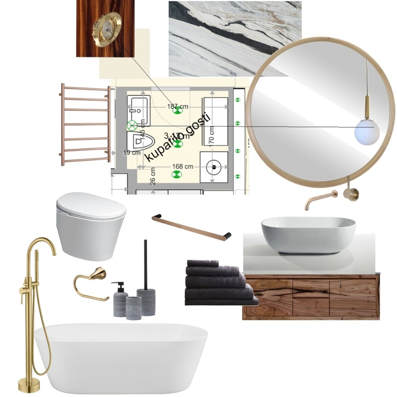 little bathroom Mood Board by MajaXS on Style Sourcebook