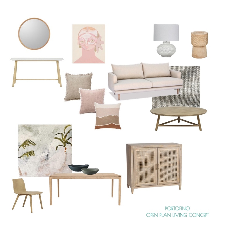 Portofino OPEN PLAN **UPDATED Mood Board by Briana Forster Design on Style Sourcebook