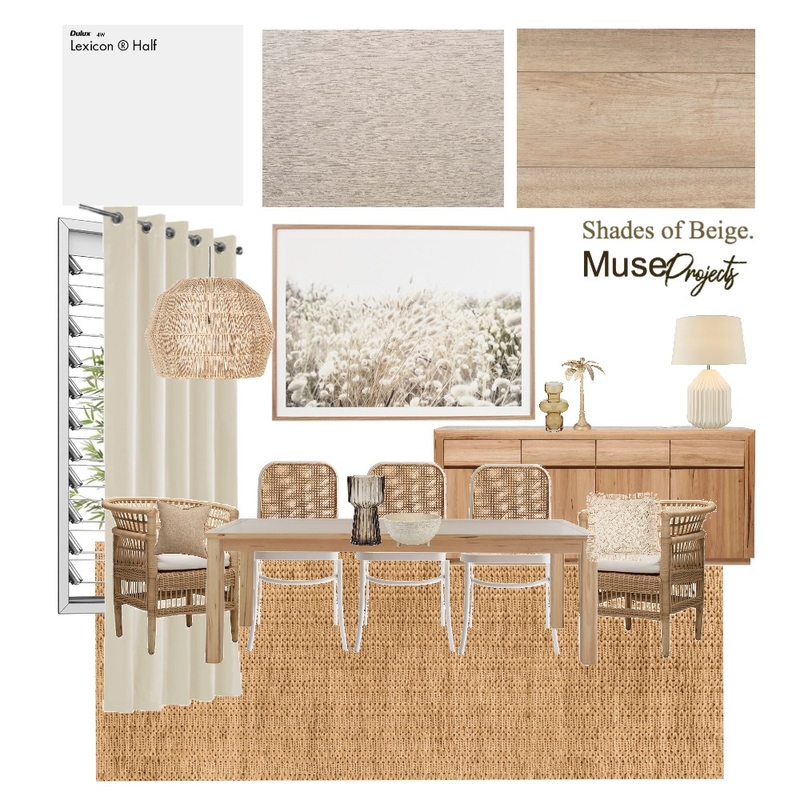 Shades of Beige Mood Board by MuseBuilt on Style Sourcebook