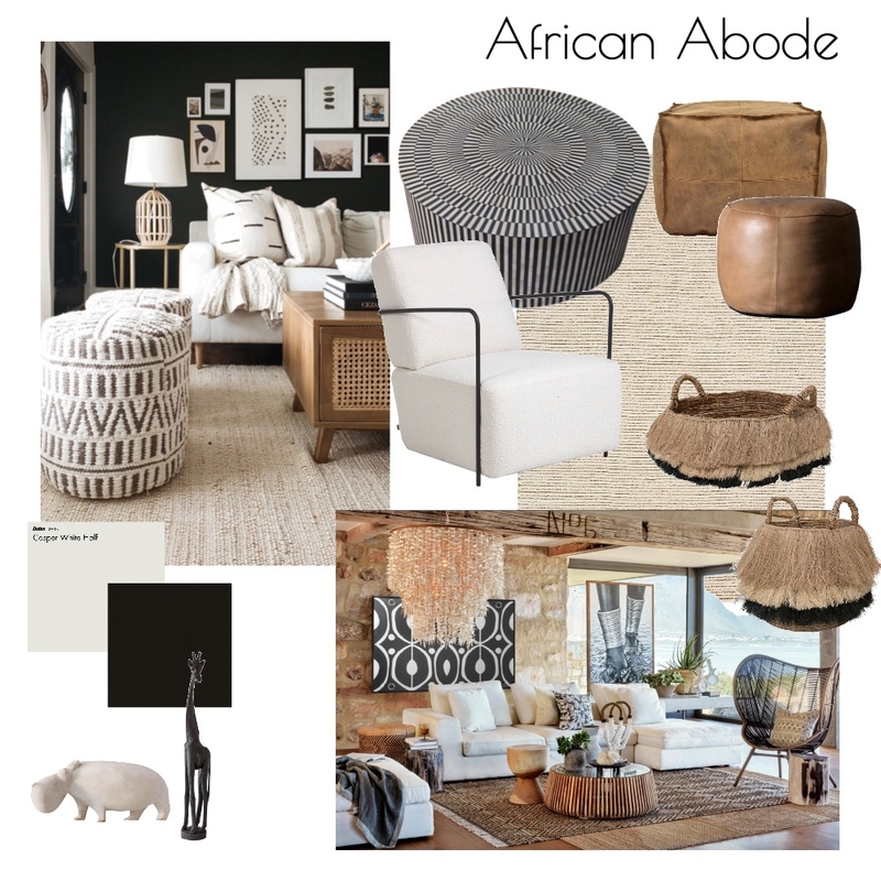 African Abode Mood Board by Astra on Style Sourcebook