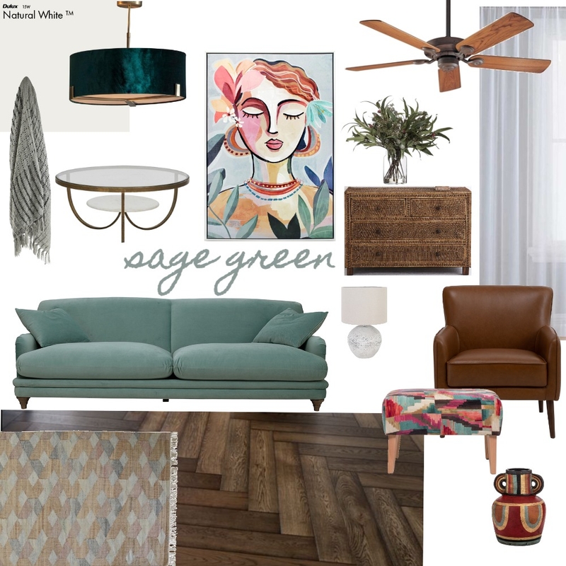 Sage Green Mood Board Mood Board by chloe.ellenbacher on Style Sourcebook