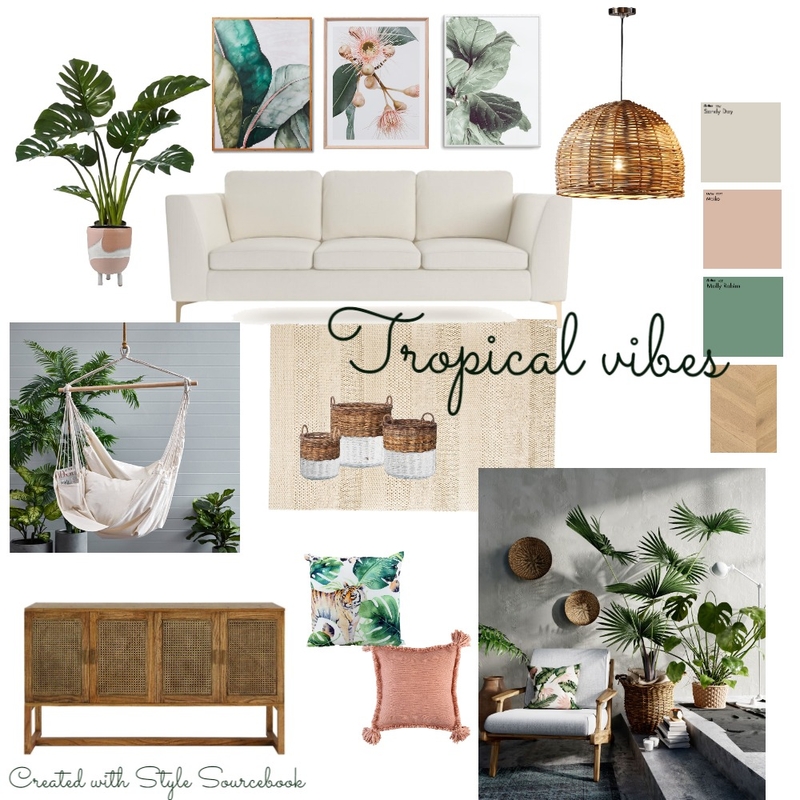 Modern Tropical Living Mood Board by Ritu K on Style Sourcebook