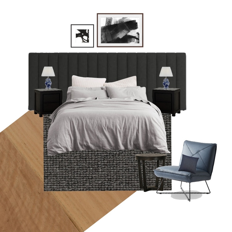 dark bedroom Mood Board by terriburns on Style Sourcebook