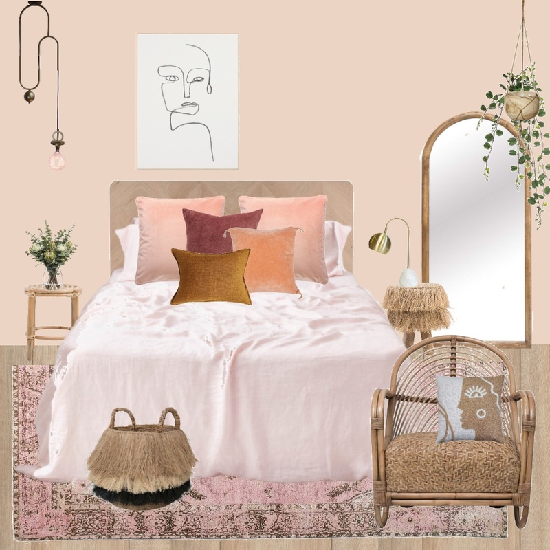 Pink&Peach Mood Board by Cup_ofdesign on Style Sourcebook