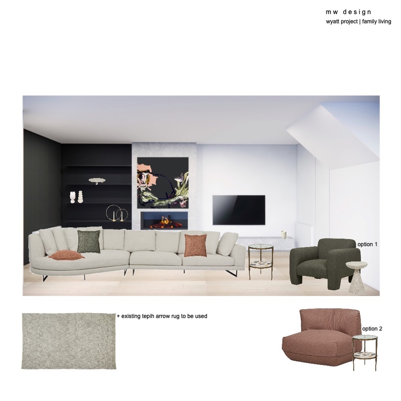 Wyatt Project | Family Living #2 Mood Board by Henry Weir on Style Sourcebook