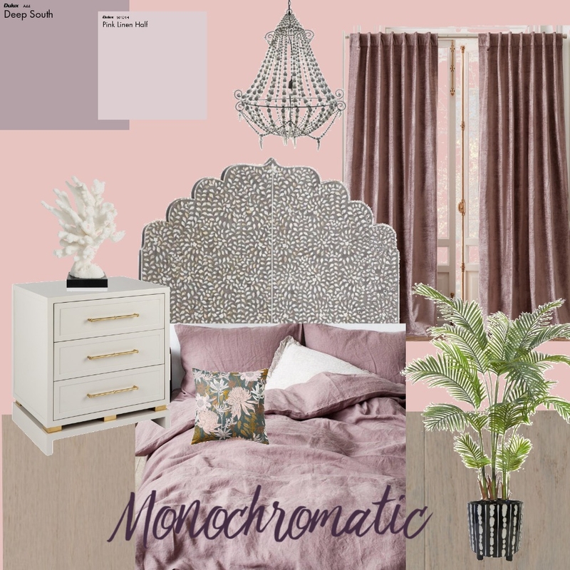 monochromatic bedroom Mood Board by raniasuccar on Style Sourcebook