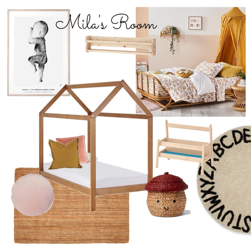 Mila's bedroom Mood Board by JessOccy on Style Sourcebook