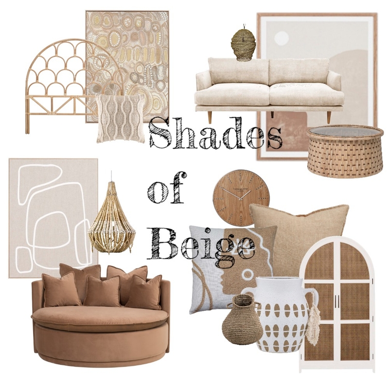 Oz Design Comp - Shades of Beige Mood Board by The Interior Design Station on Style Sourcebook