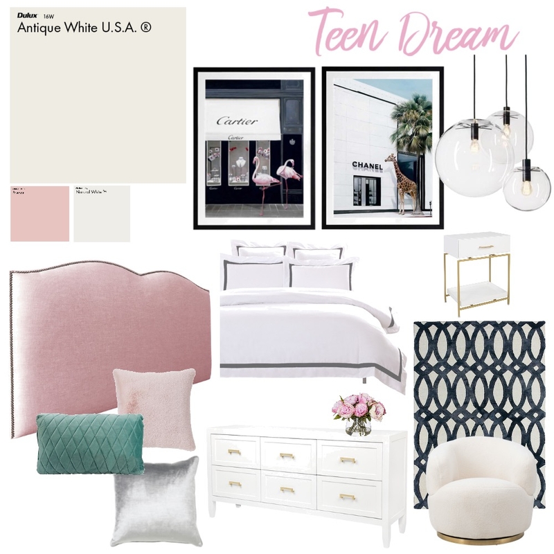 Teen Bedroom Mood Board by razz01 on Style Sourcebook