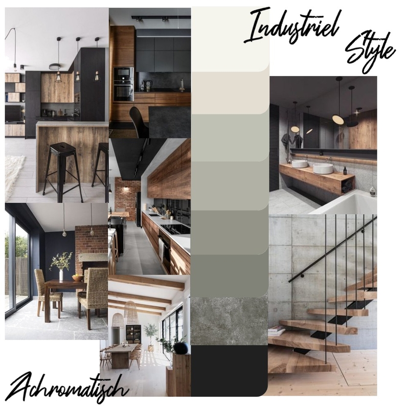 Achromatisch, Industriel Mood Board by Fridanagyjuhasz on Style Sourcebook