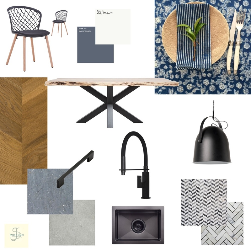 THE BLUE KITCHEN Mood Board by JADE & SAGE on Style Sourcebook