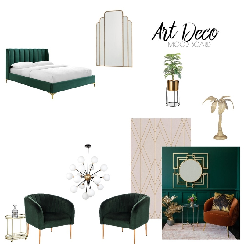 Art Deco Mood Board by Katie Allnutt on Style Sourcebook