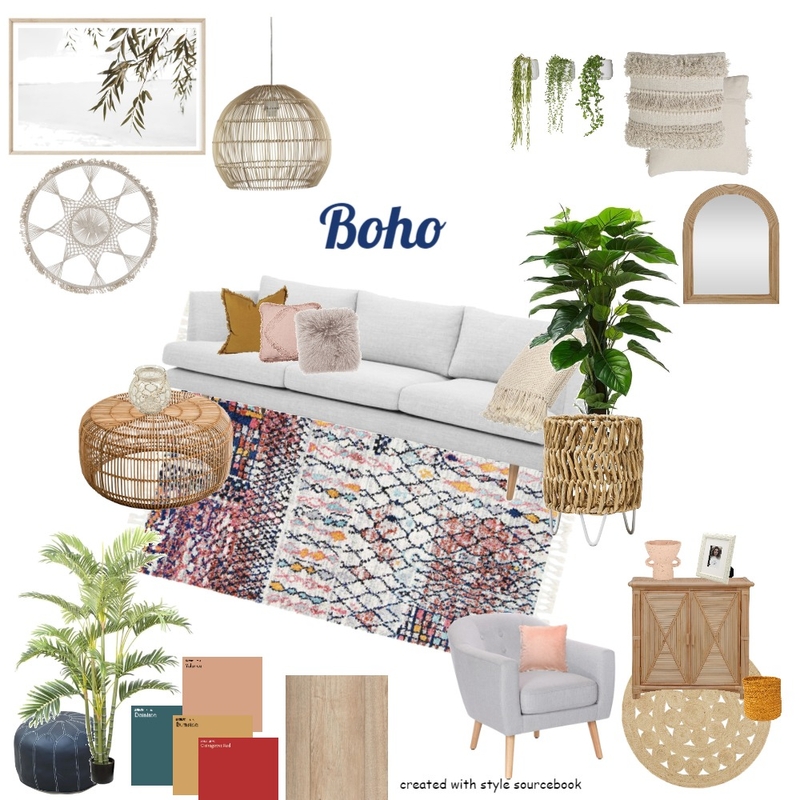 Boho Mood Board by steph claxton on Style Sourcebook