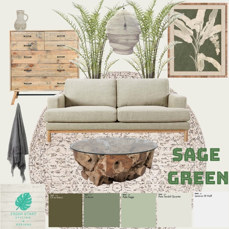 Sage Green Mood Board by Fresh Start Styling & Designs on Style Sourcebook