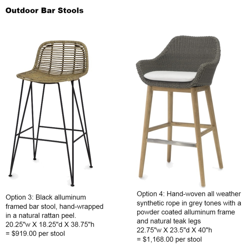 costello outdoor stools2 Mood Board by Intelligent Designs on Style Sourcebook