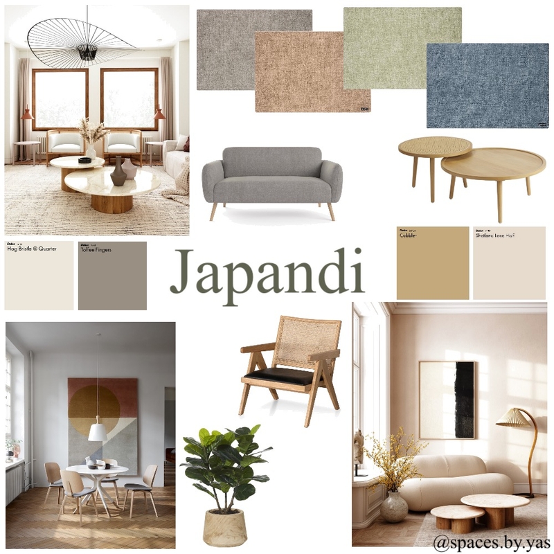 Japandi Mood Board by yazzfahmy on Style Sourcebook
