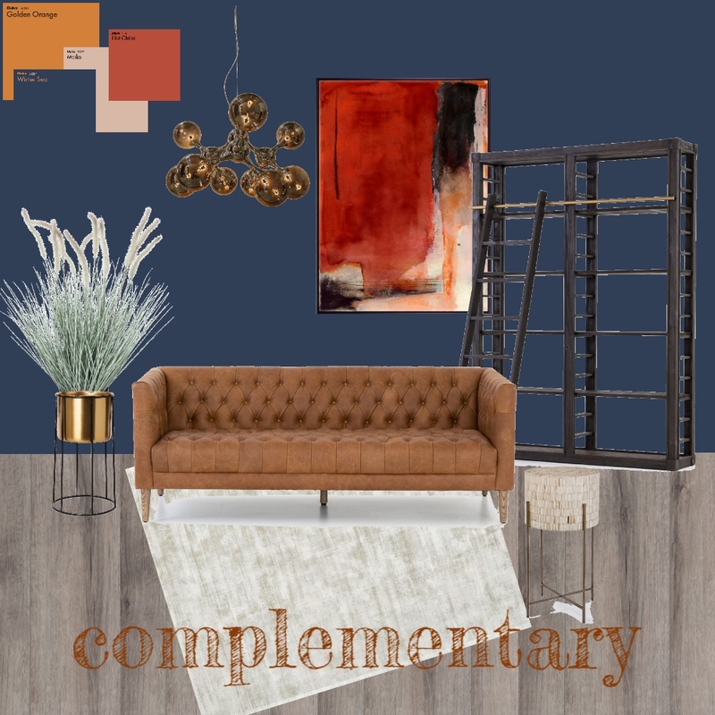 complementary scheme living room Mood Board by raniasuccar on Style Sourcebook